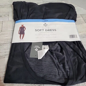Member's Mark Women's L Adjustable Drawstring Semi Fitted Favorite Soft Dress